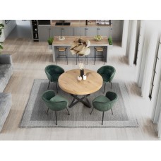 Apaļš izvelkamais galds MERCY